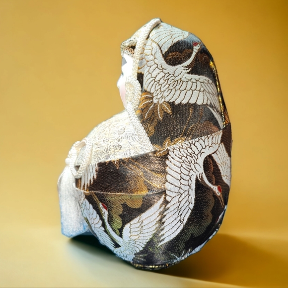 Hime Daruma Wooden Japanese Wedding Dolls - Bride and Groom - Picture 8 of 13